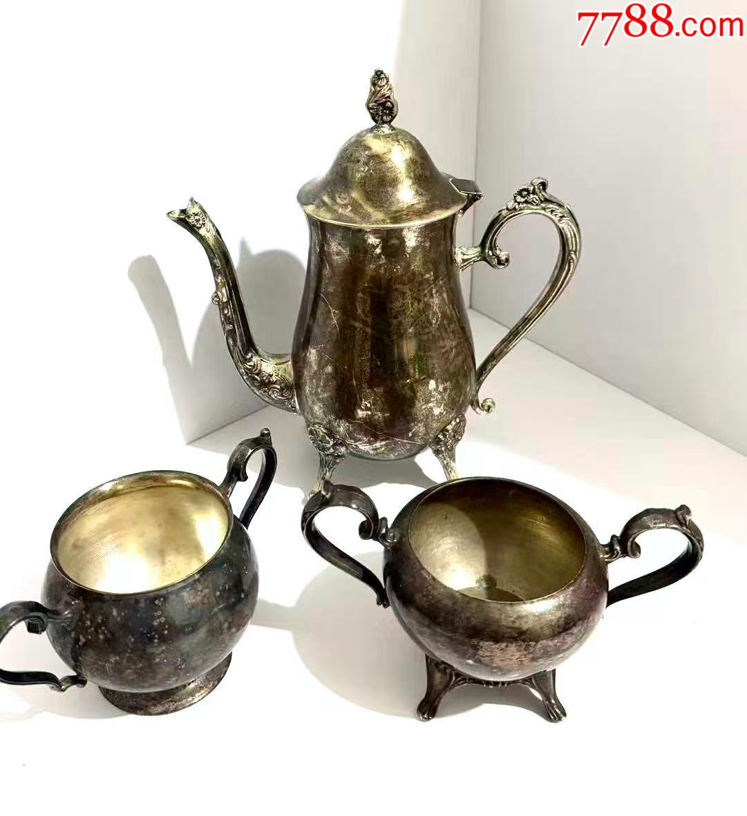 古董鍍銀工藝壺_價(jià)格450元_第3張_