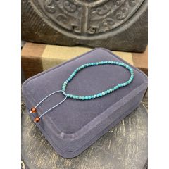 純天然綠松石小米珠手鏈