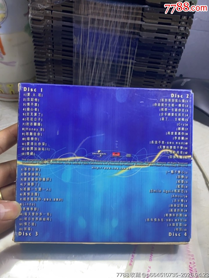 張學友。4CD。85新_價格130元_第2張_