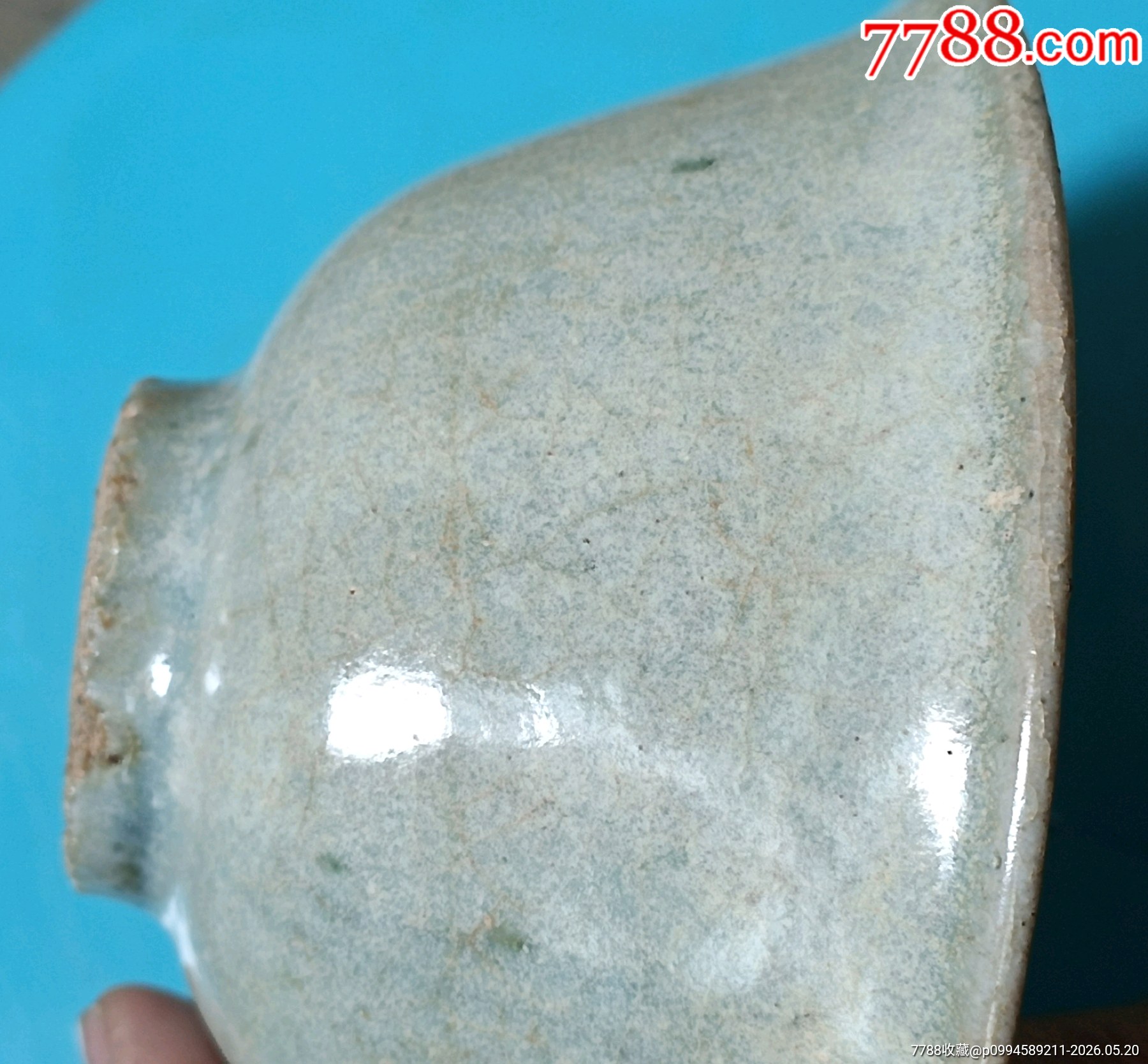 明代早期白地青花老碗民窯老瓷包老_價格1200元_第8張_
