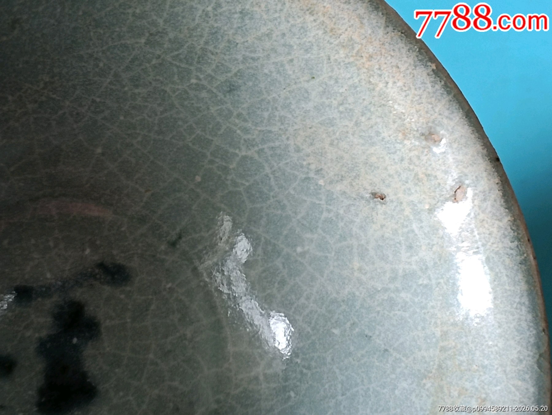 明代早期白地青花老碗民窯老瓷包老_價格1200元_第11張_
