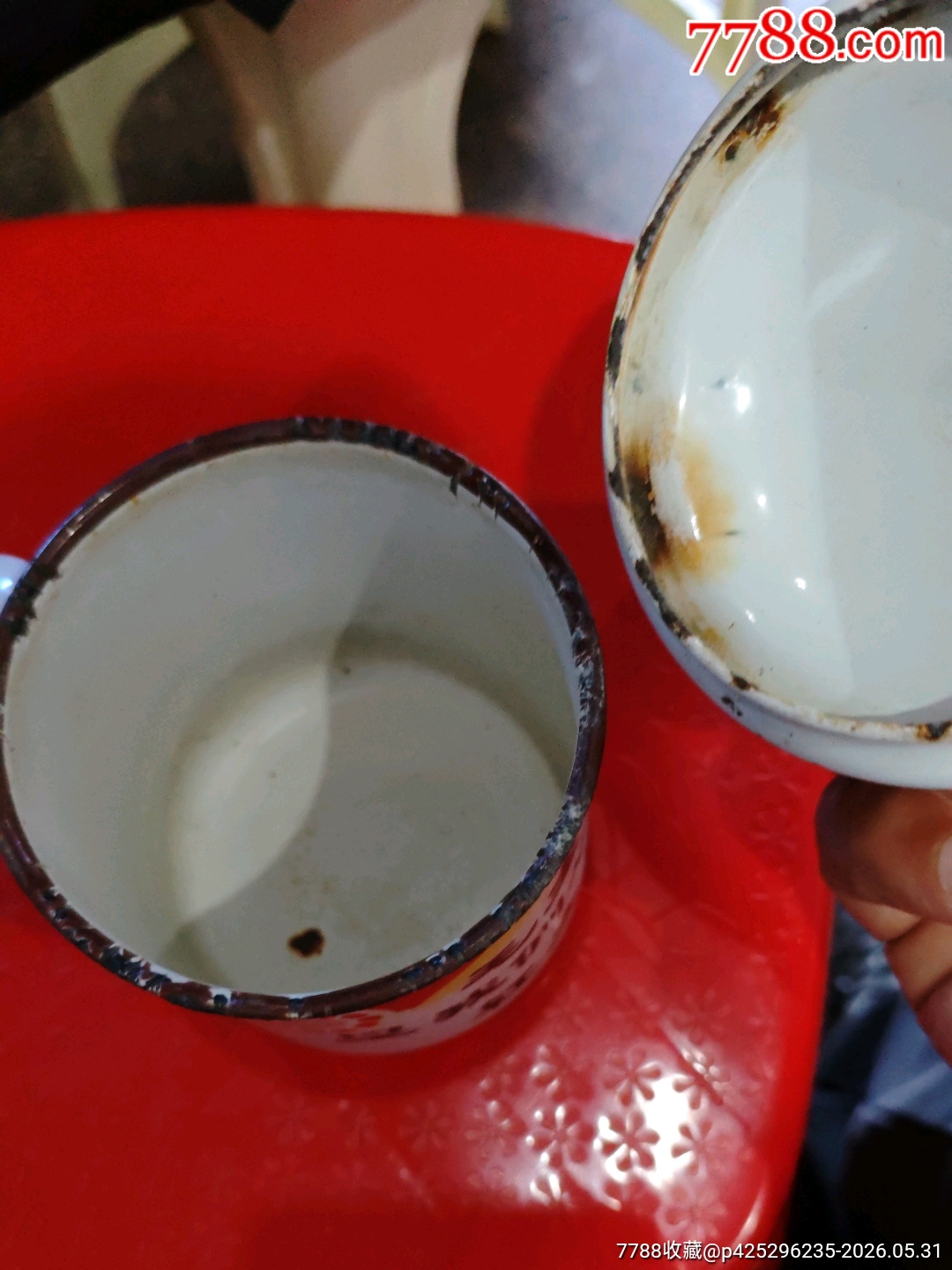 毛主席是我們心中的紅太陽(yáng)搪瓷杯_價(jià)格35元_第7張_