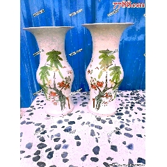 清乾隆青花矾红彩花鸟纹大碗__【7788收藏】