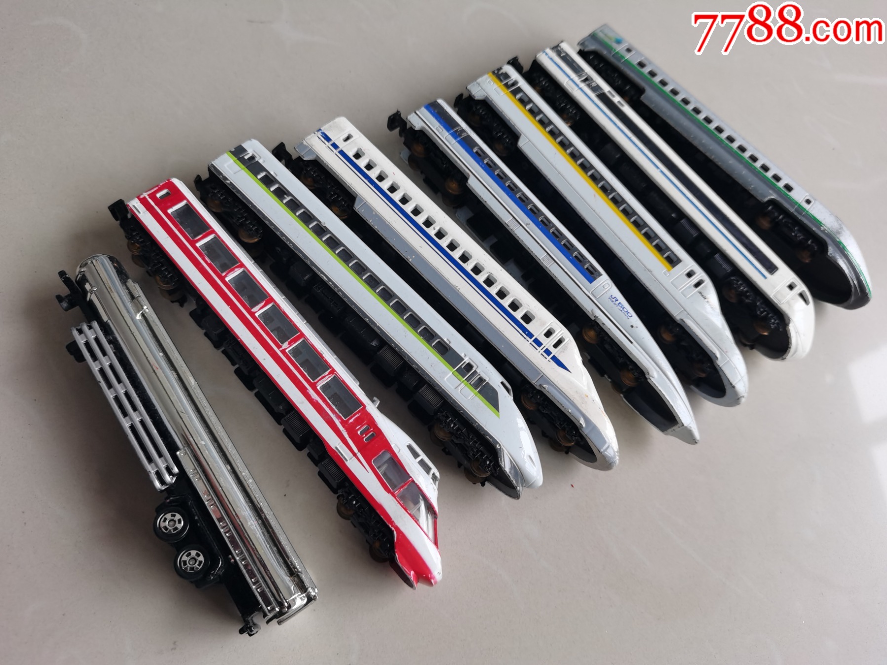 純鐵皮玩具車兒童玩具懷舊鐵皮火車高鐵80-90懷舊_價格54元_第4張_