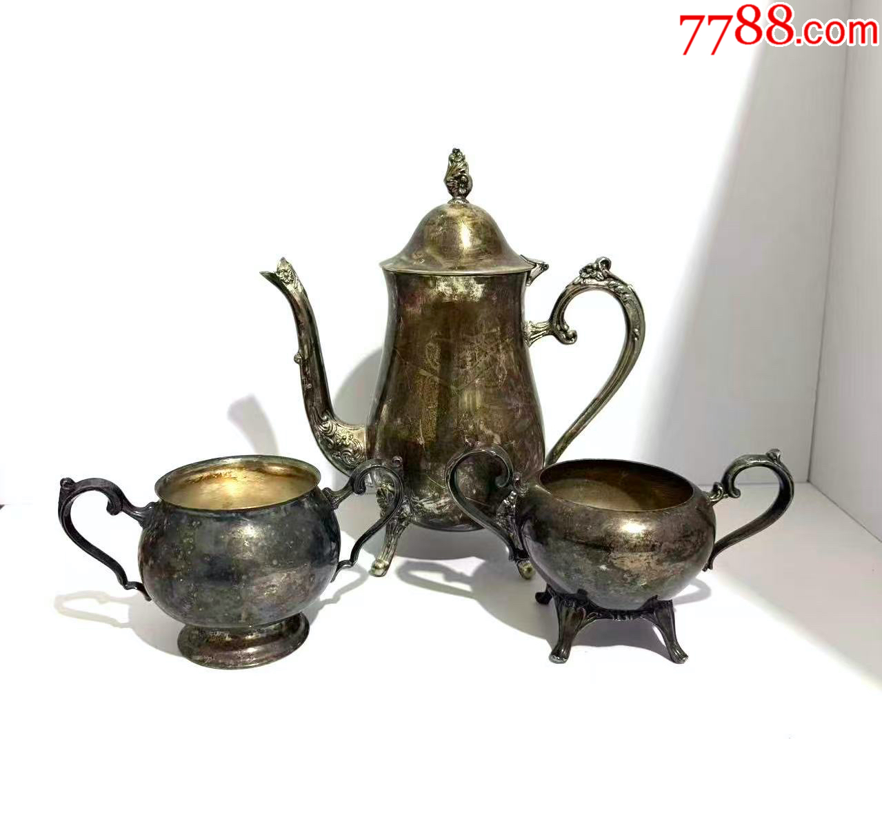 古董鍍銀工藝壺_價(jià)格450元_第4張_