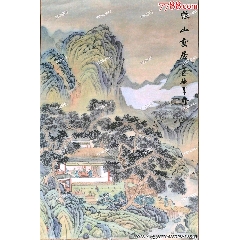 李苦禪弟子、榮寶齋簽約畫家、08年北京奧運(yùn)會開幕式藝術(shù)主創(chuàng)張軍作品《恒山云居》