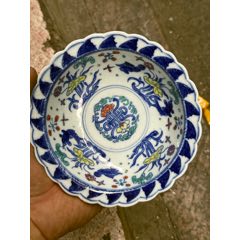全美品567粉彩山水图花盆__【7788旧书网】