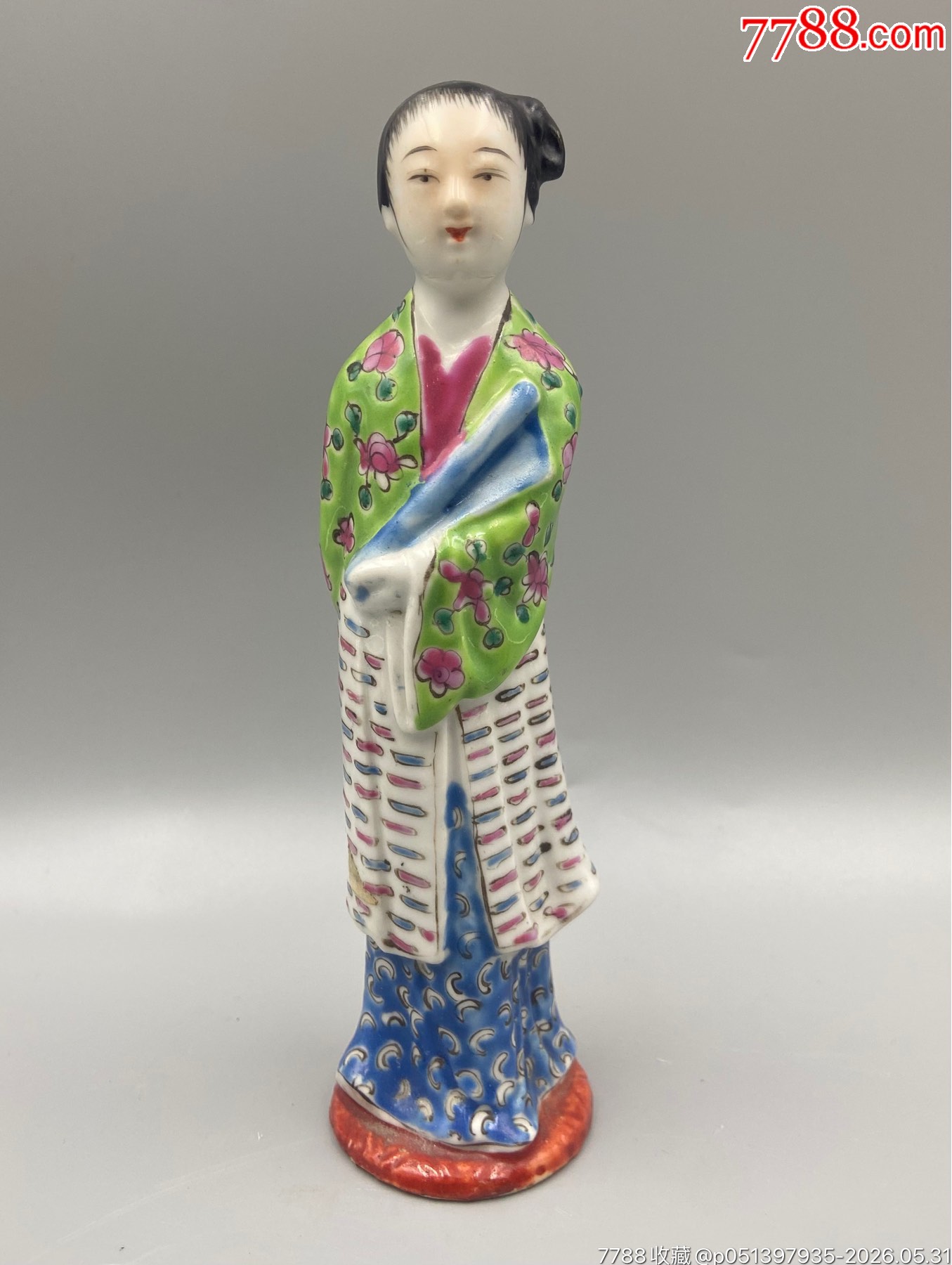 歐洲回流，晚清民國時期仕女瓷塑品相：全品尺寸：如圖路途遙遠，任何問題_價格421元_第1張_