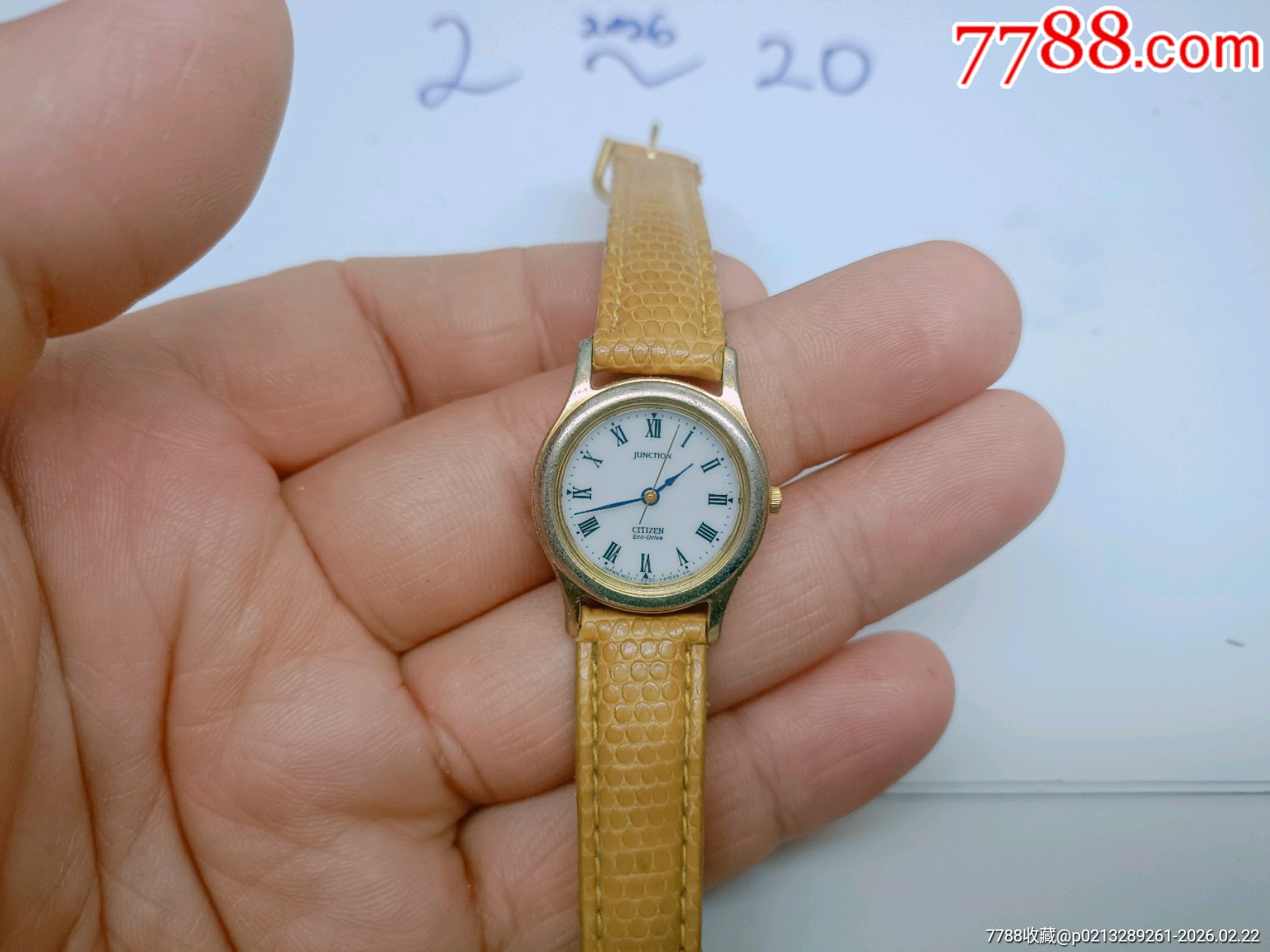 美品經(jīng)典漂亮西鐵城CITIZEN女士光動能石英腕表_價格25元_第2張_