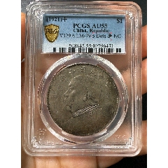 PCGSau55十年八背大頭，醬彩包漿黃油光，(zc44866303)