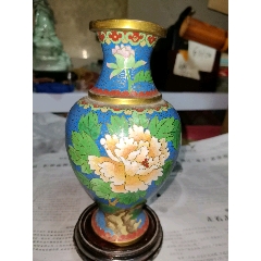 珍品旧藏收纯铜全铜高浮雕錾刻景泰蓝掐丝珐琅彩香炉工艺精湛器形款式