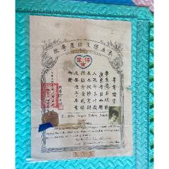 民國(guó)19年私立保生助產(chǎn)學(xué)校畢業(yè)證書(shū)-廣州早期頂尖西式助產(chǎn)專(zhuān)業(yè)雙語(yǔ)珍稀文獻(xiàn)(zc44658881)