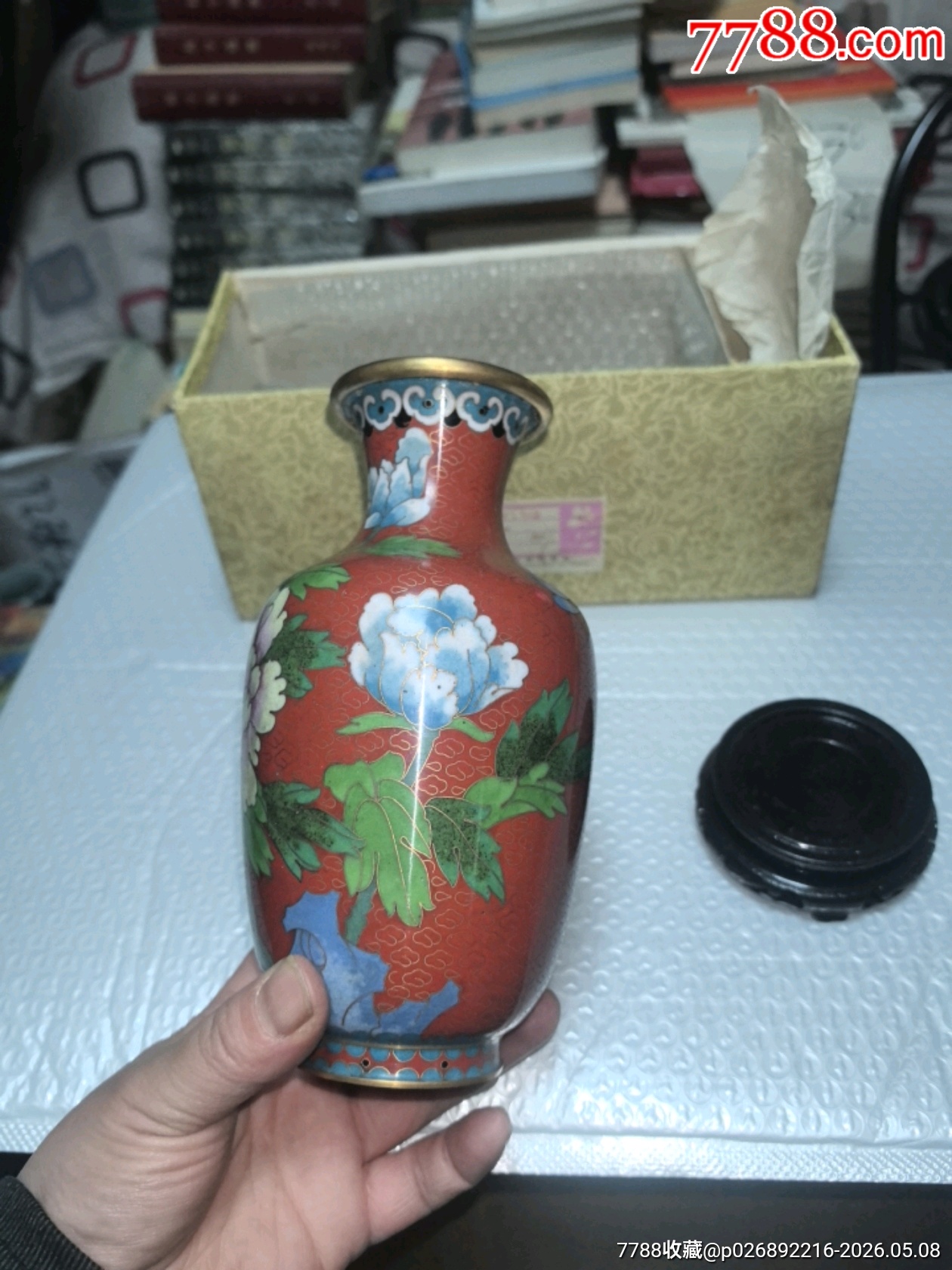 景泰藍花瓶一個，品相如圖，歡迎收藏_價格124元_第20張_