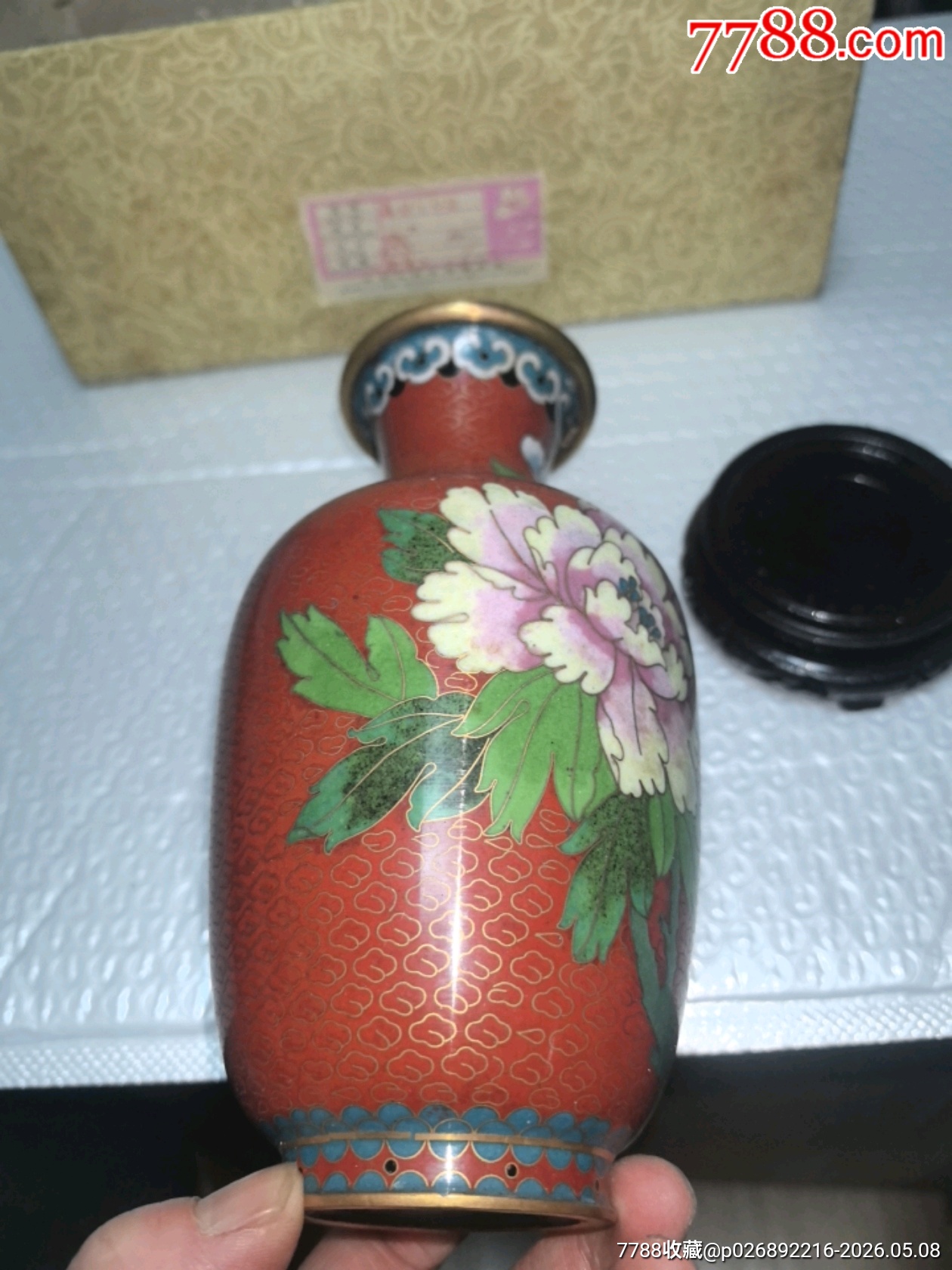 景泰藍花瓶一個，品相如圖，歡迎收藏_價格124元_第17張_