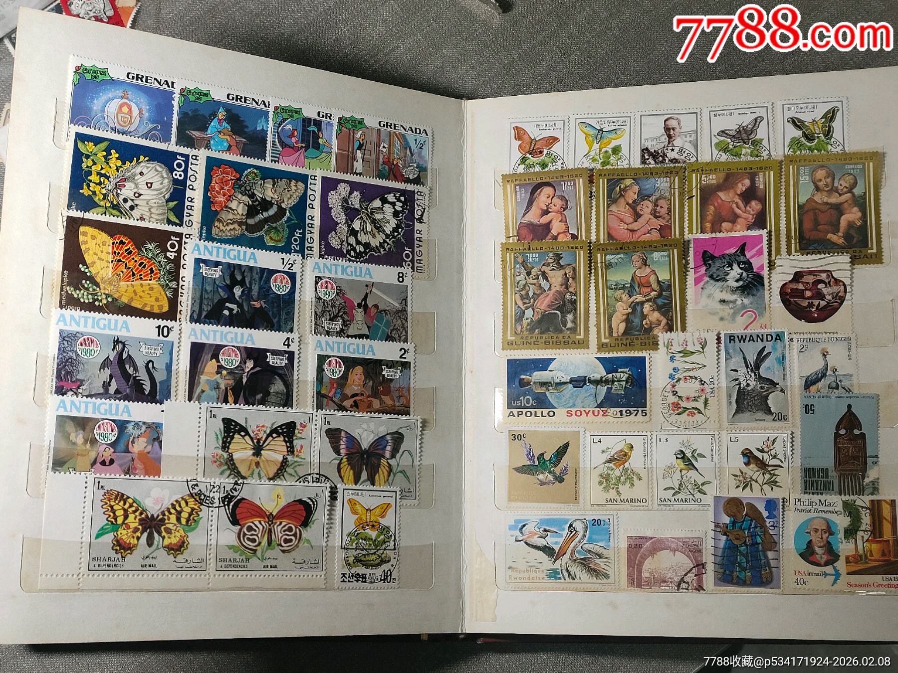 外國郵票一本（6）體育，卡通等，品如圖看好下拍快遞發(fā)貨不包郵_價格88元_第7張_