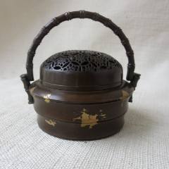 清中期【汉建宁貳年造】鼎式炉，香薰炉__【7788旧书网】