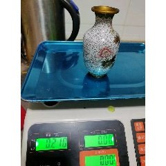 景泰藍(lán)花瓶一個(gè)，品相如圖，歡迎收藏