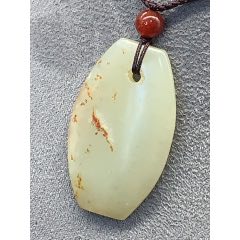 純天然和田玉老玉掛件
