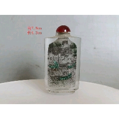 周乐元内画水晶鼻烟壶民国水晶鼻烟壶老水晶鼻烟壶__【7788旧书网】