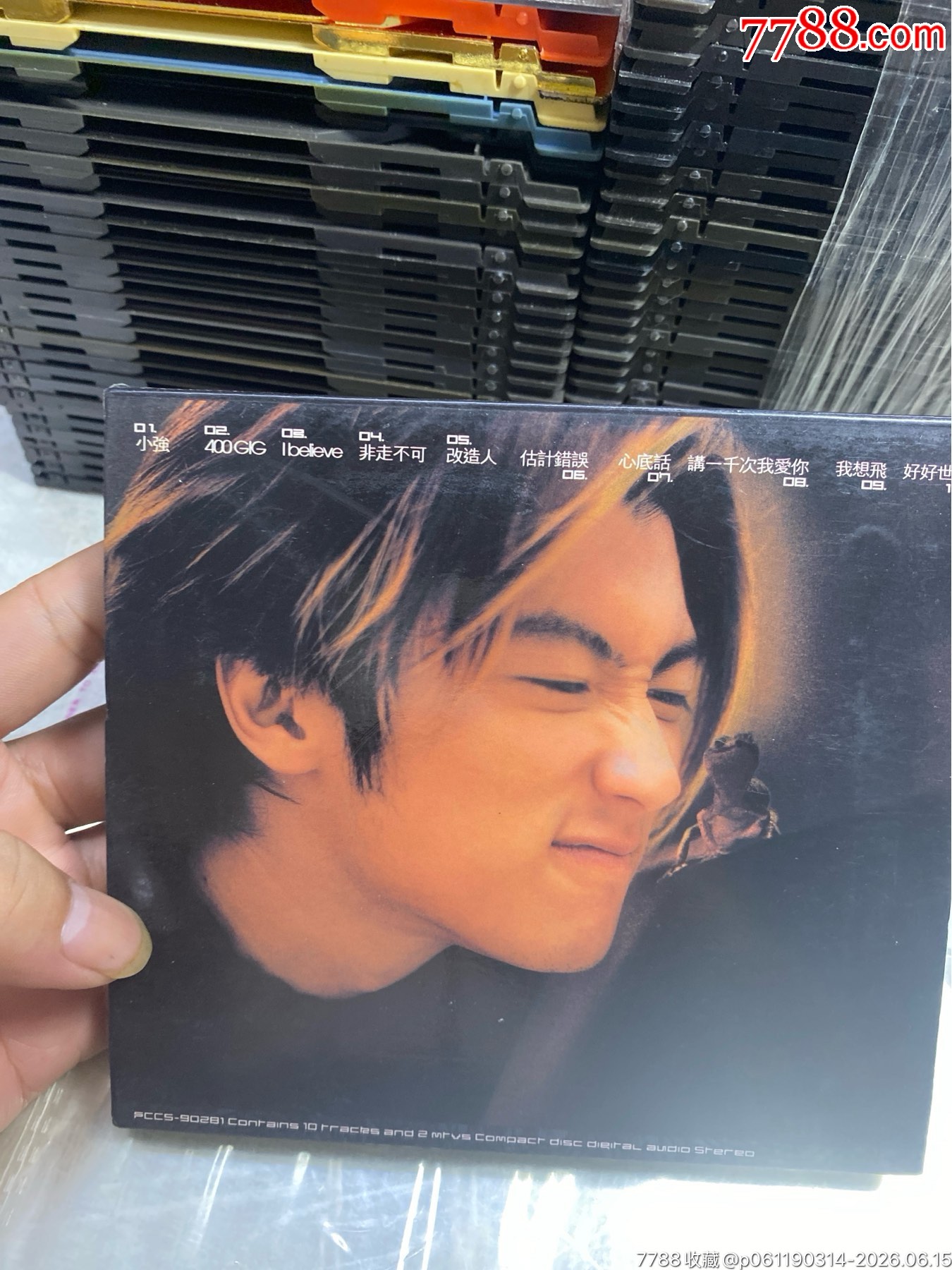 謝霆鋒。C+V。9新。有杯墊_價格80元_第2張_