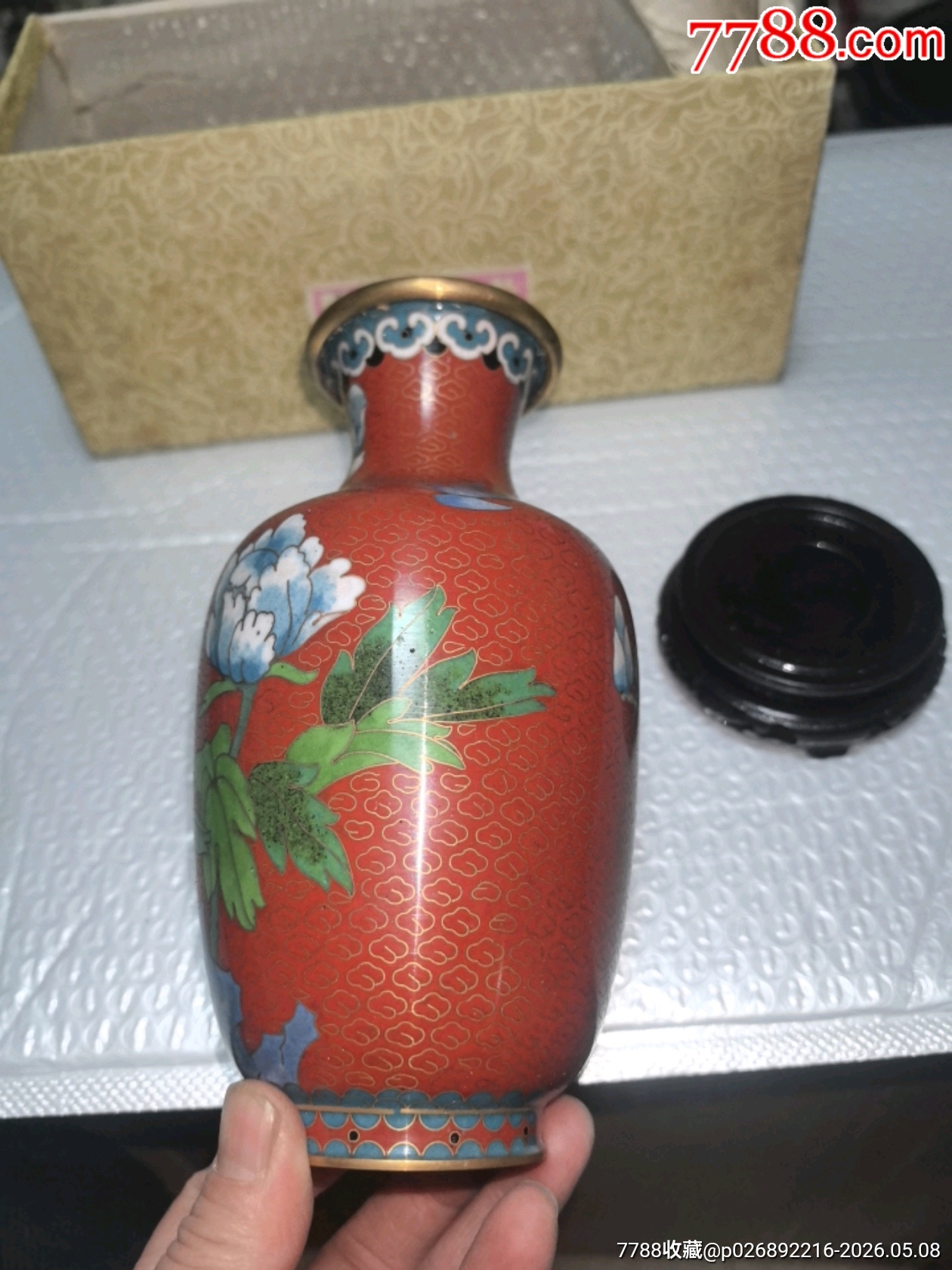景泰藍花瓶一個，品相如圖，歡迎收藏_價格124元_第15張_