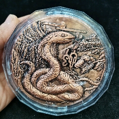 原味全新直徑9厘米生肖蛇紀(jì)念章一枚(au43804740)