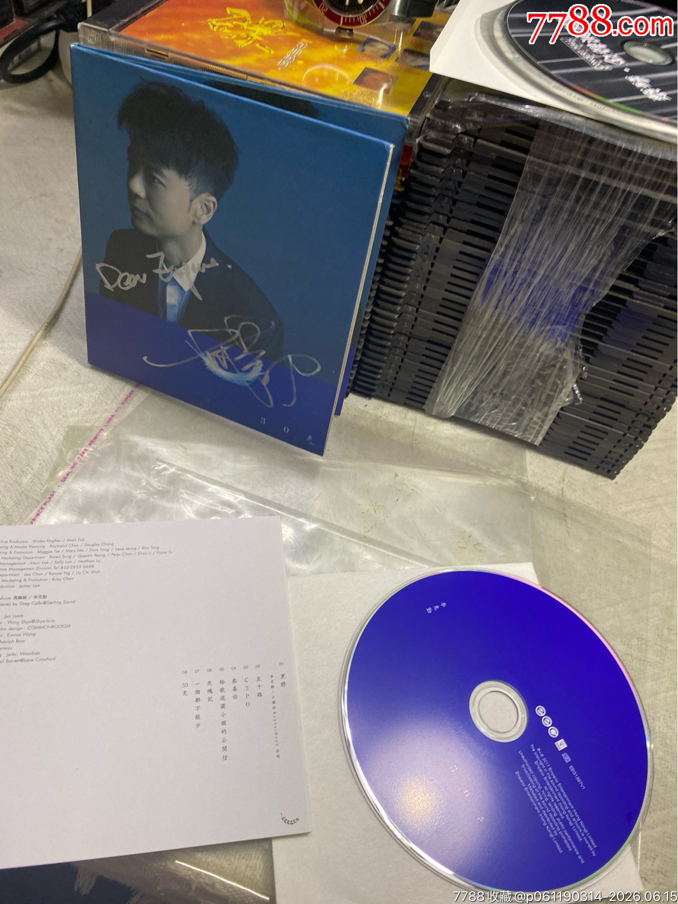 李克勤。95新。親筆簽名_價(jià)格100元_第3張_