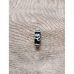 藏区回流红肉莲花三眼天珠镶嵌S925银文殊菩萨吊坠尺寸：高38毫米__