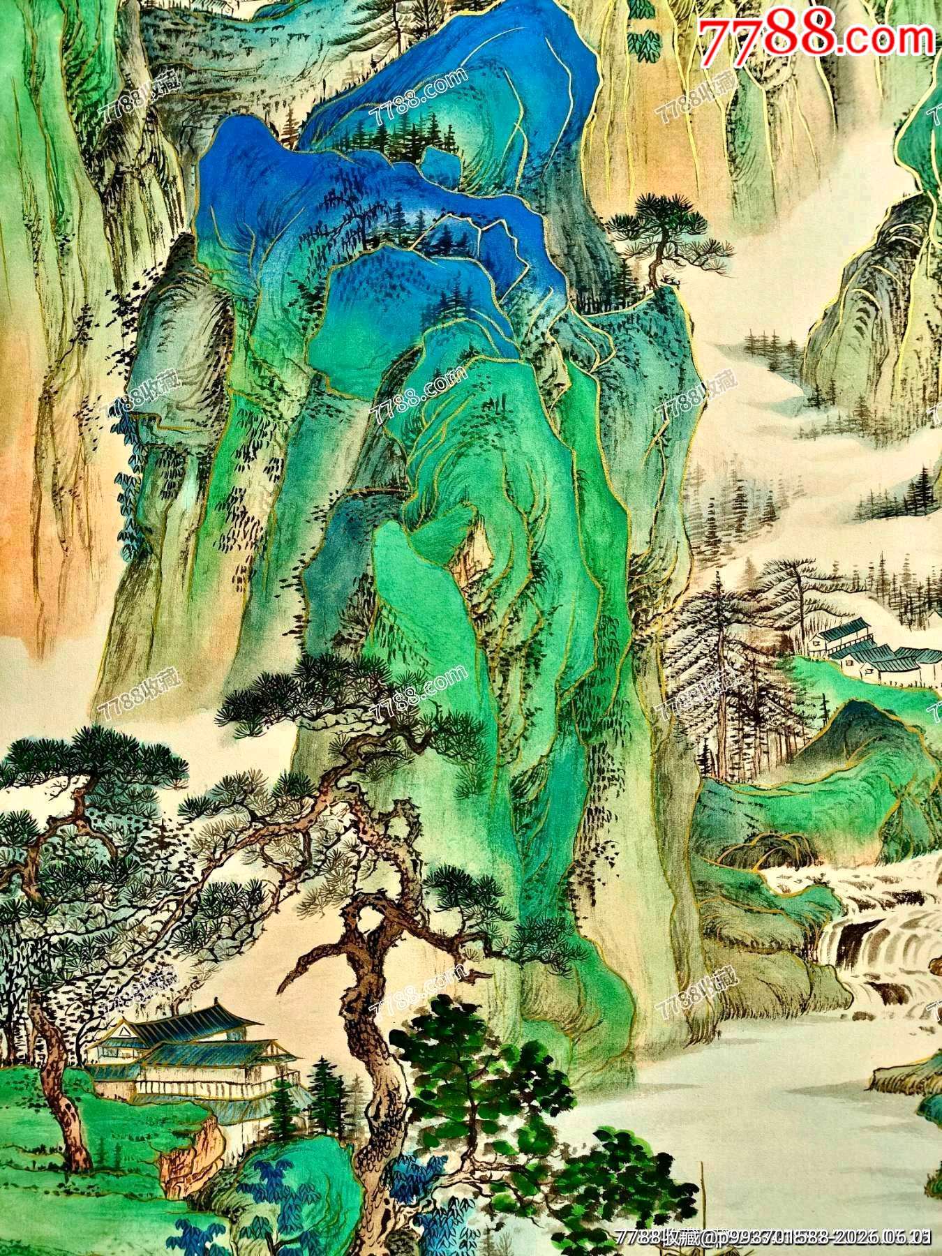 宮廷國(guó)寶畫(huà)卷修復(fù)專家組組長(zhǎng)、五大藝術(shù)殿堂館藏藝術(shù)家、古文字研究專家李滄海老師作品_價(jià)格400元_第7張_