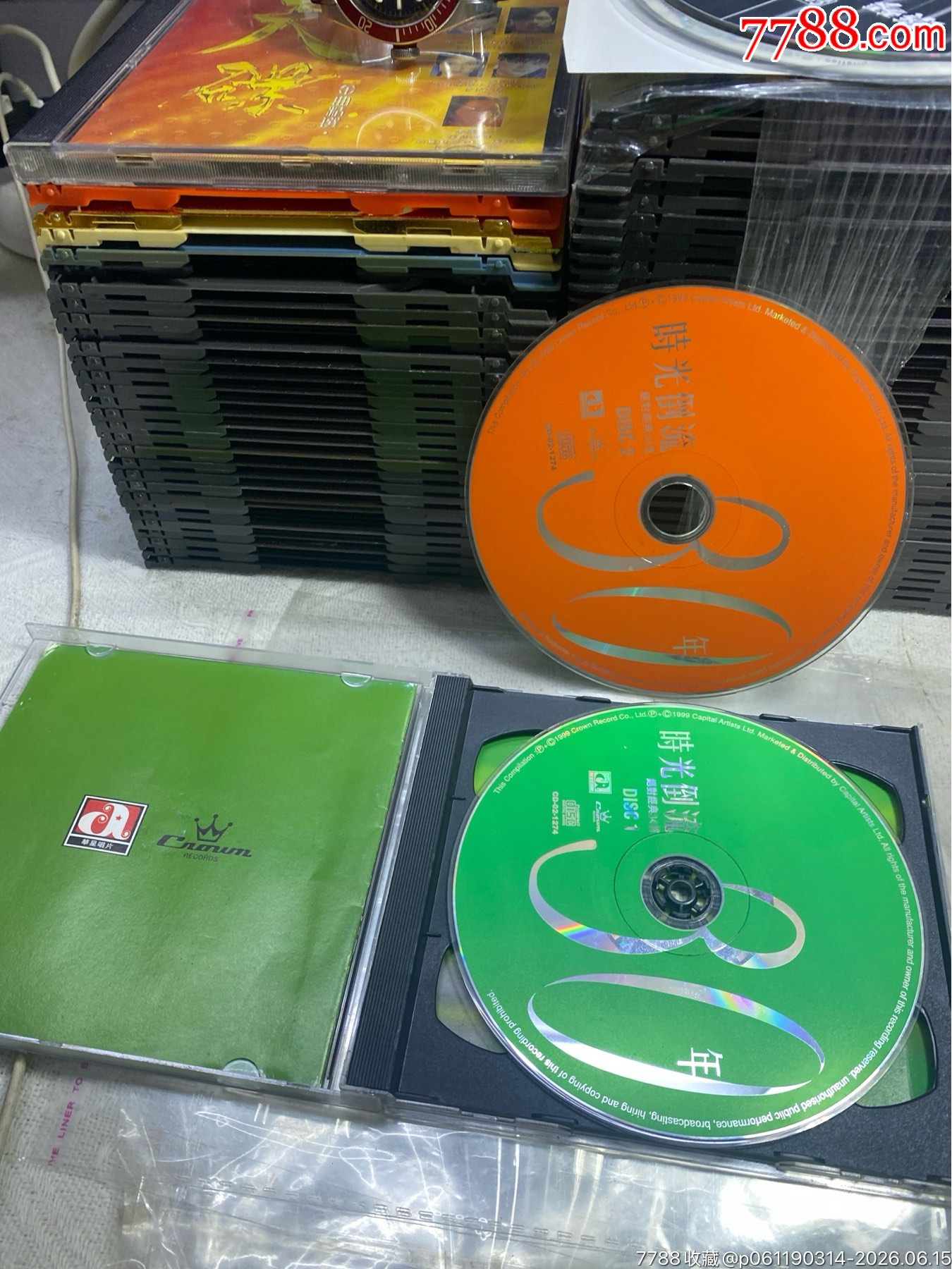 時(shí)光倒流30年。2Cd。85新。一張內(nèi)圈有裂_價(jià)格30元_第3張_