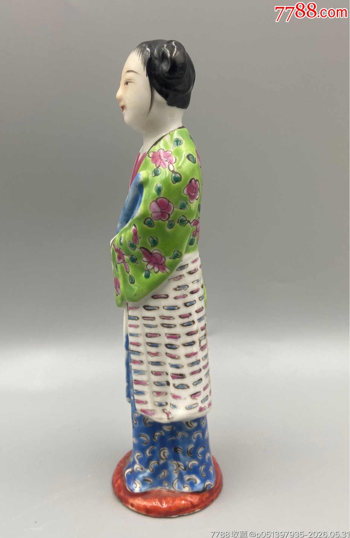 歐洲回流，晚清民國時期仕女瓷塑品相：全品尺寸：如圖路途遙遠，任何問題_價格421元_第4張_