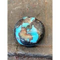 純天然高瓷藍(lán)綠松石平安扣