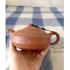 早期老紫砂壶小品壶，底款中国宜兴，60cc左右，完整__【7788旧书网】