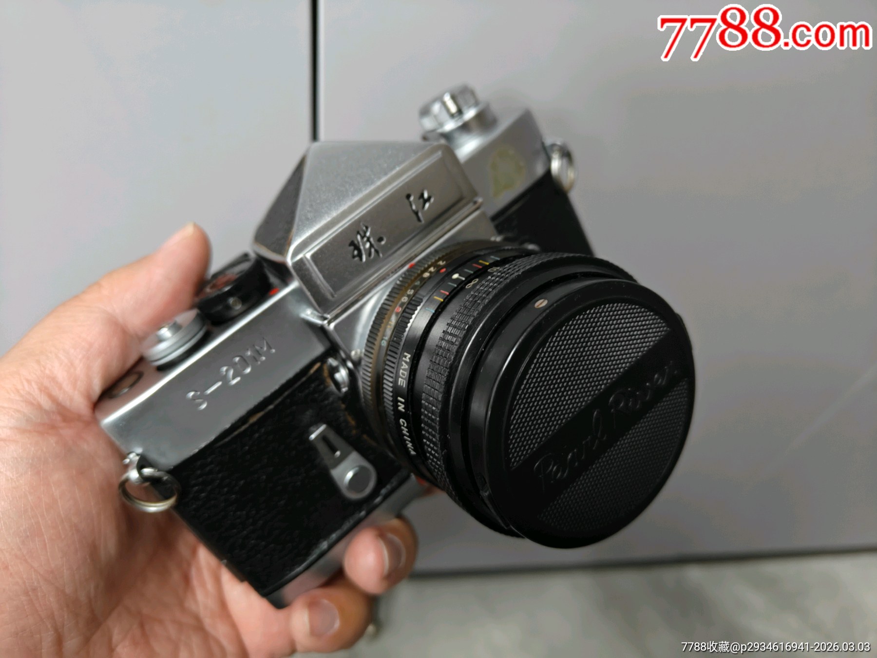 珠江S-201M單反相機(jī)（極少見銀色）_價(jià)格45元_第2張_