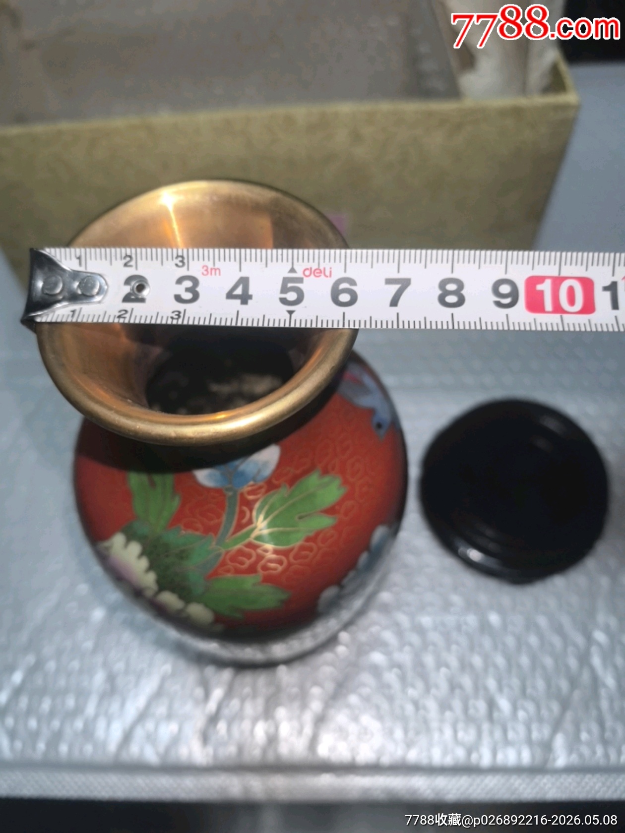 景泰藍花瓶一個，品相如圖，歡迎收藏_價格124元_第25張_