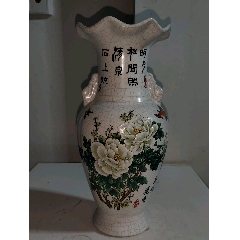 乡下收的手绘花鸟大粥罐-彩绘瓷/彩瓷-7788音像