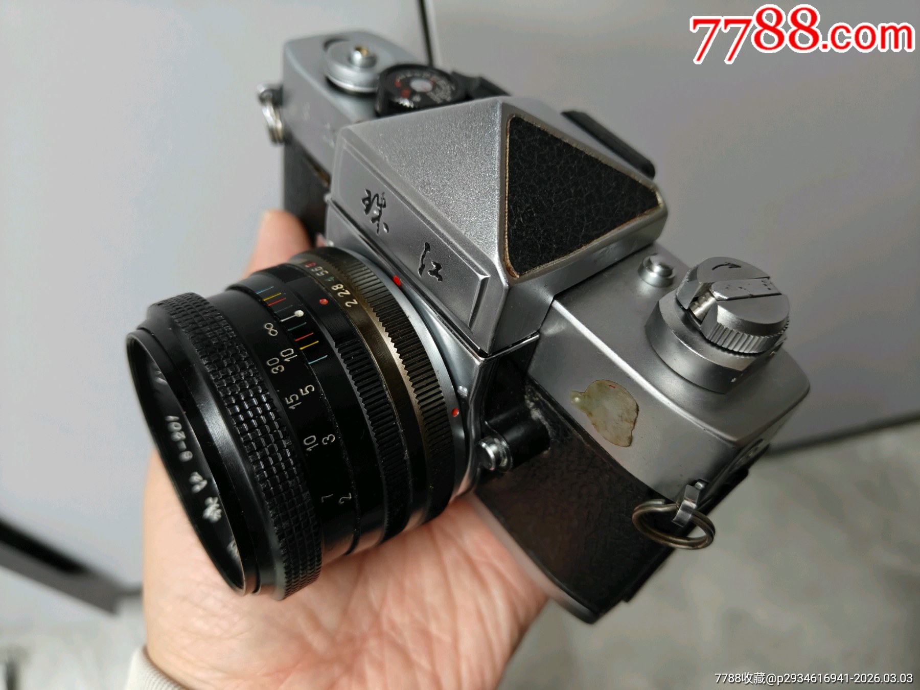 珠江S-201M單反相機(jī)（極少見銀色）_價(jià)格45元_第5張_