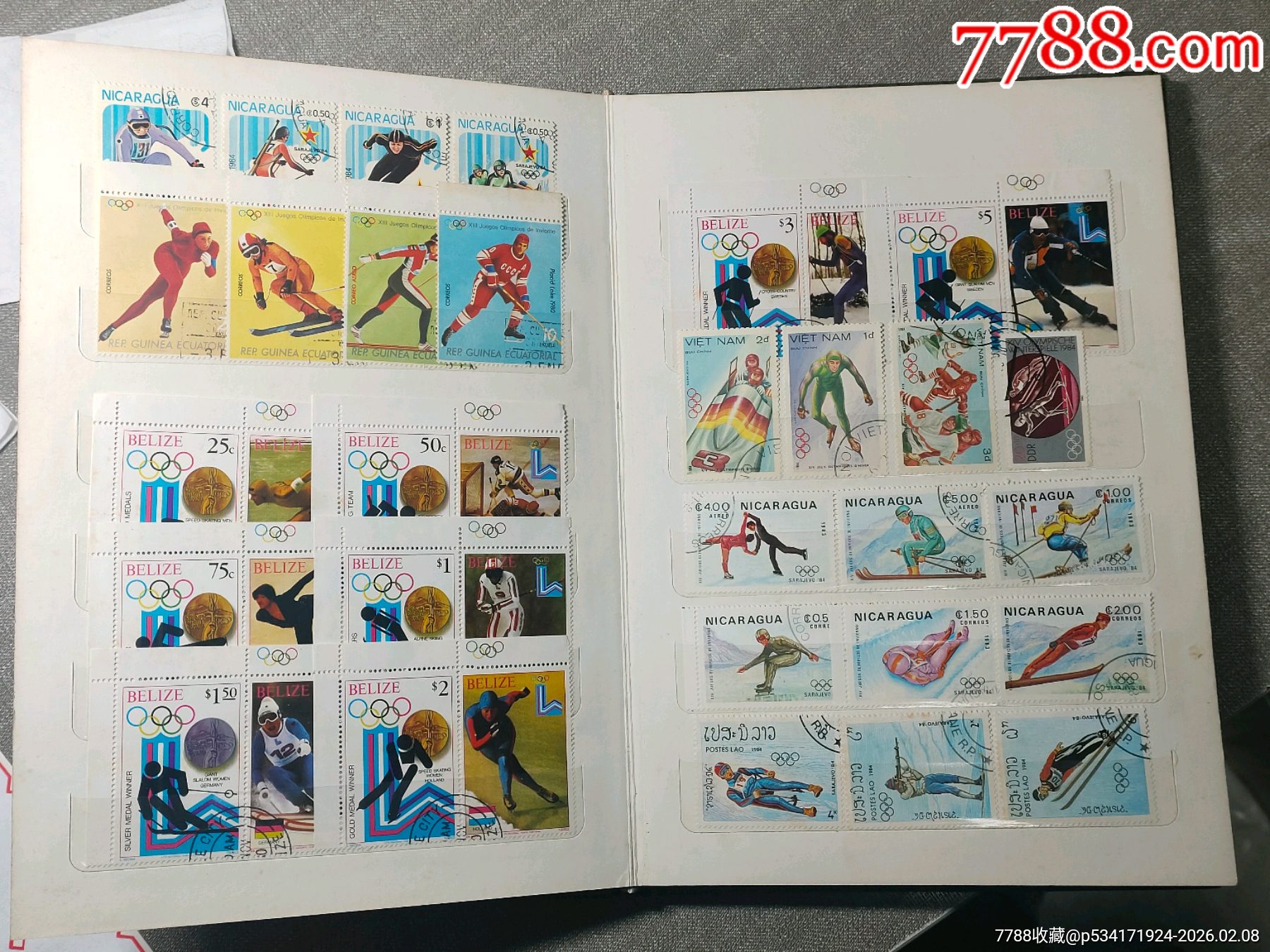 外國(guó)郵票一本（5）體育，馬等，品如圖看好下拍快遞發(fā)貨不包郵_價(jià)格88元_第5張_