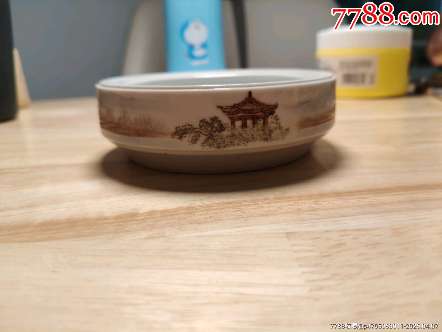 六七十年代景德镇粉彩山水__【7788收藏】