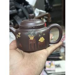 早期老紫砂壶小品壶，底款中国宜兴，60cc左右，完整__【7788旧书网】