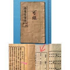 道光二年立、民國(guó)換黃埔長(zhǎng)洲梅莊曾公祠孝思堂會(huì)簿1本(zc44843122)