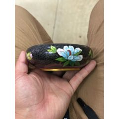 纯铜全铜高浮雕錾刻鎏金景泰蓝珐琅彩熏香炉工艺精湛器形款式精美重1800